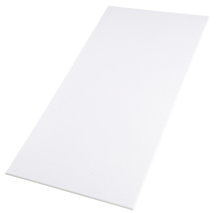 Loftplade FireGuard Polyester hvid 600 x 1200 x 9 mm